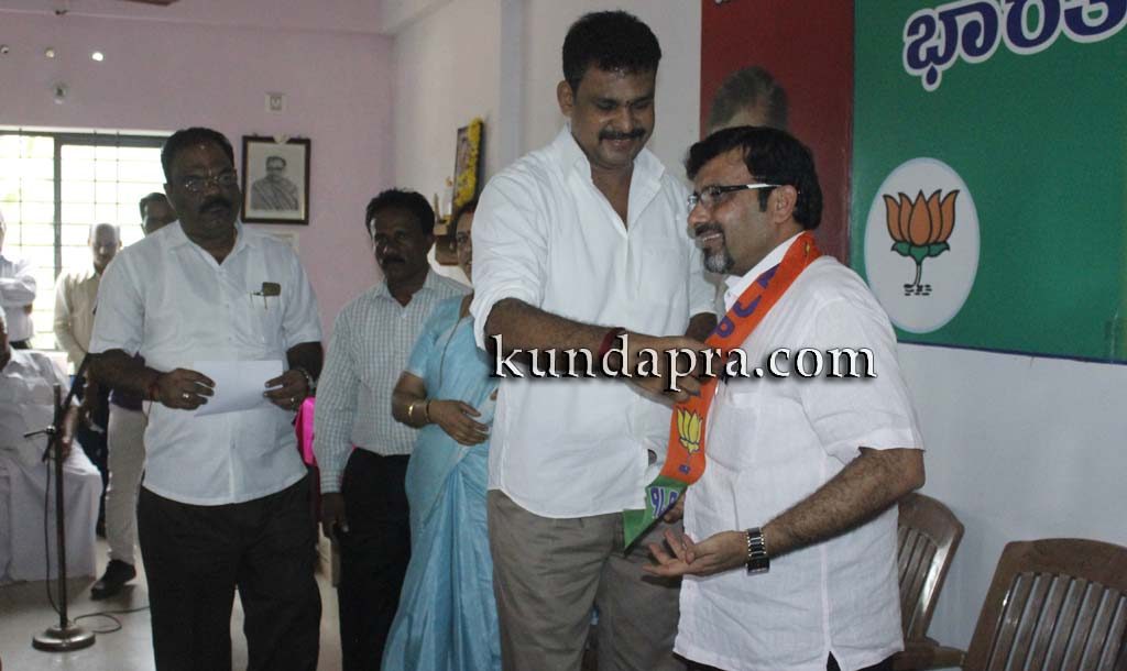 Kundapura Block BJP President Installation ceremony at BJP Office (6)